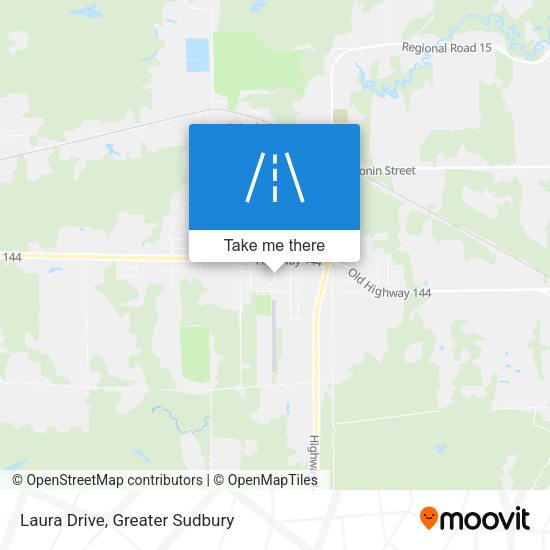 Laura Drive map