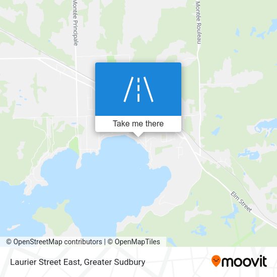 Laurier Street East map