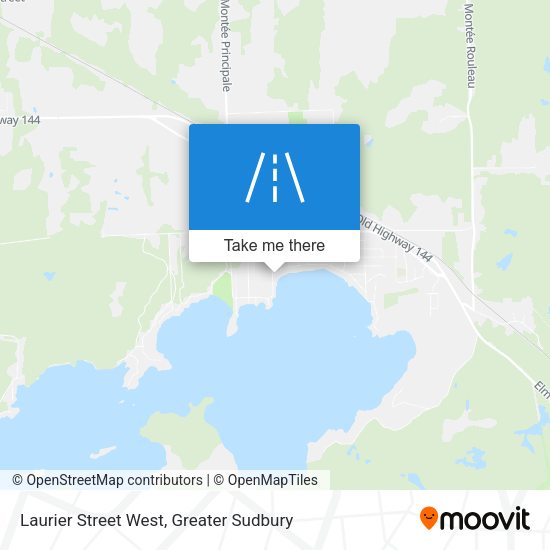 Laurier Street West map
