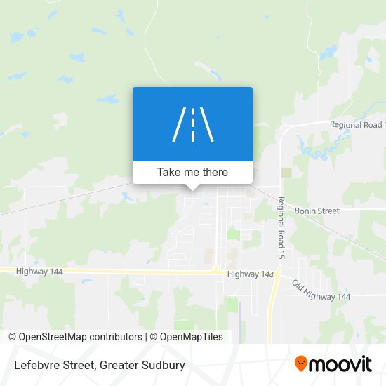 Lefebvre Street map