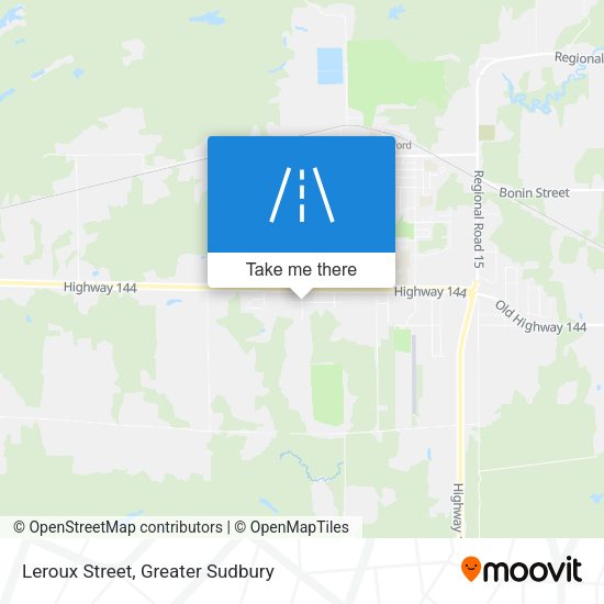 Leroux Street map