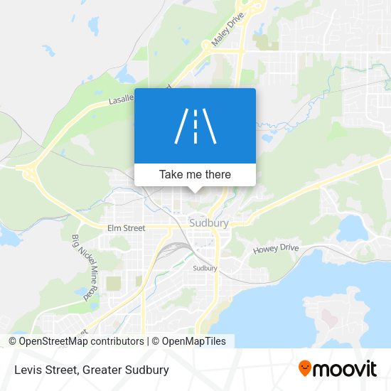 Levis Street map