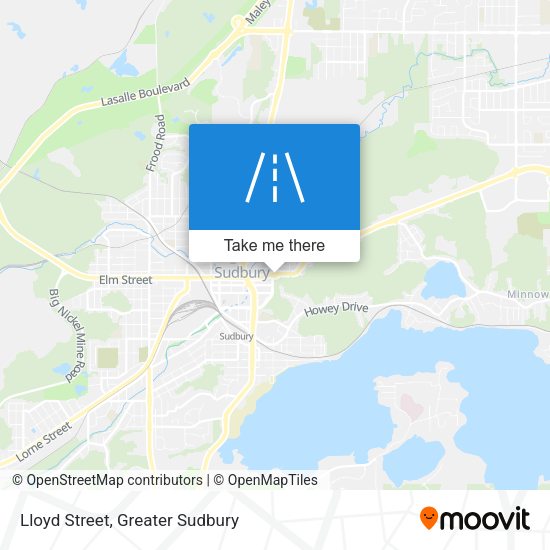 Lloyd Street map