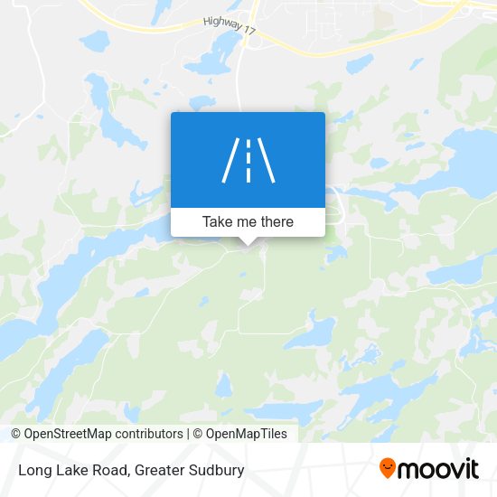 Long Lake Road map