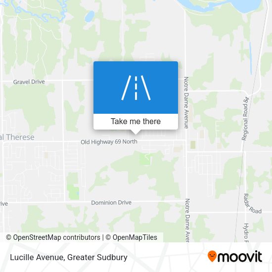 Lucille Avenue map