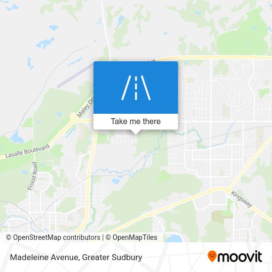 Madeleine Avenue map