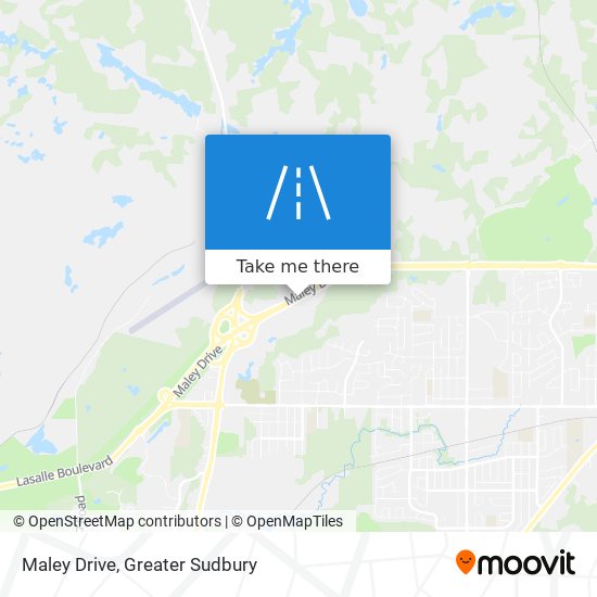 Maley Drive map