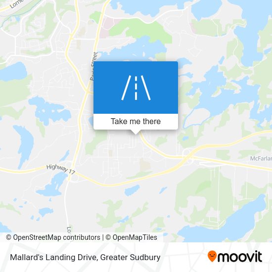 Mallard's Landing Drive map
