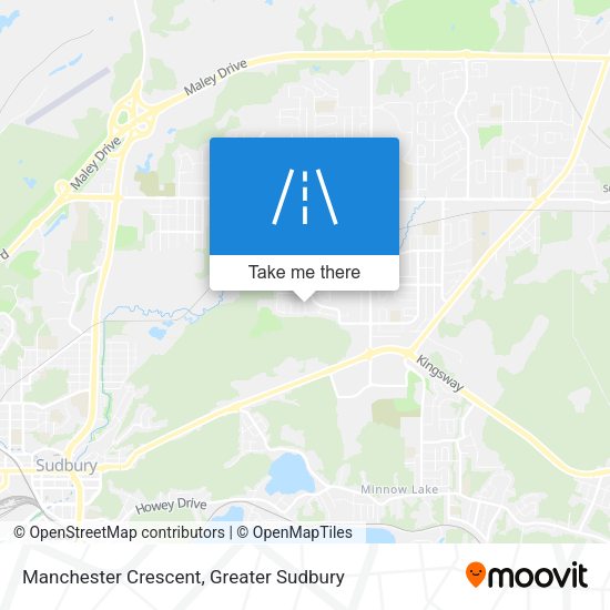 Manchester Crescent map