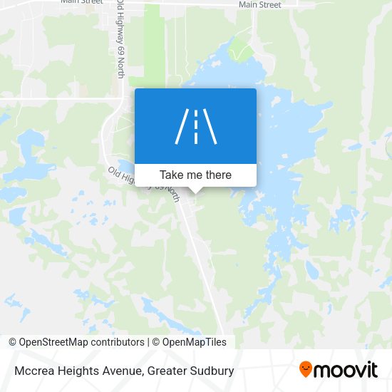 Mccrea Heights Avenue map
