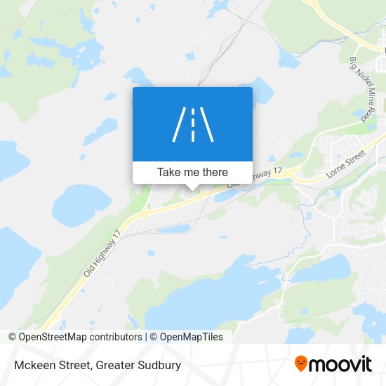 Mckeen Street map