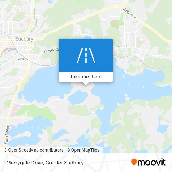 Merrygale Drive map