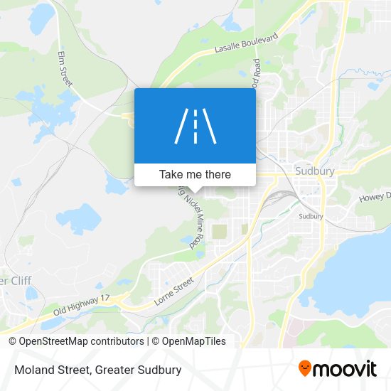 Moland Street map