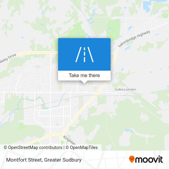 Montfort Street map
