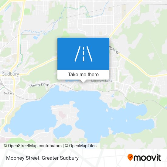 Mooney Street map