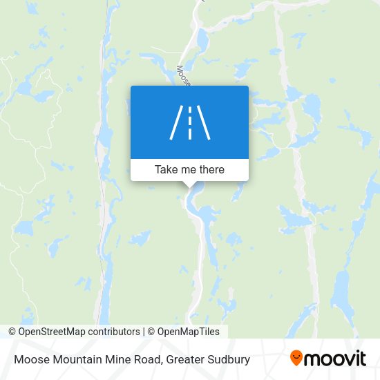 Moose Mountain Mine Road plan