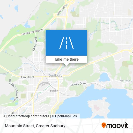 Mountain Street map