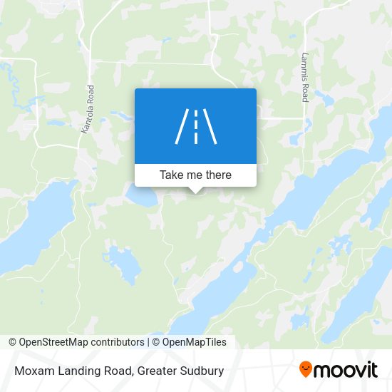 Moxam Landing Road map