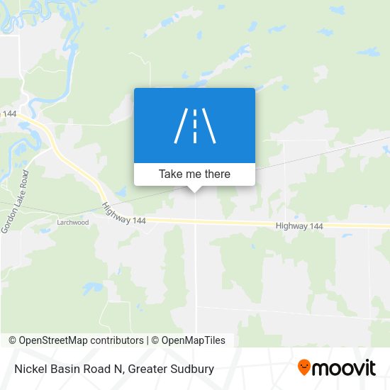 Nickel Basin Road N map