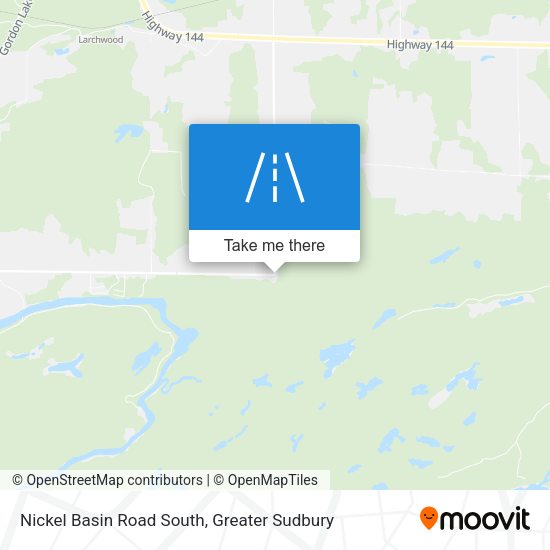Nickel Basin Road South plan