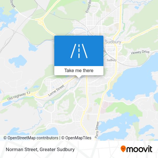 Norman Street map