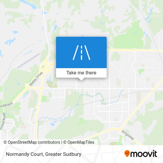 Normandy Court map