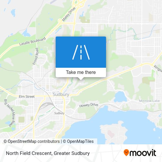 North Field Crescent map