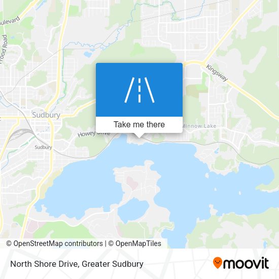 North Shore Drive map