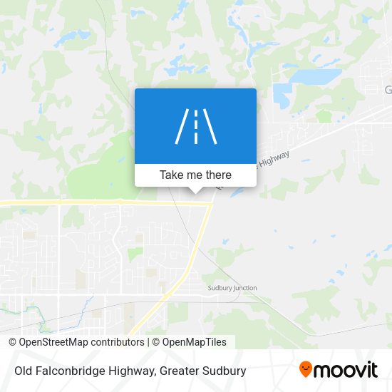 Old Falconbridge Highway map