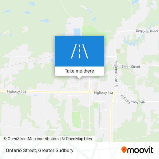 Ontario Street map