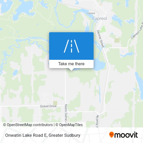 Onwatin Lake Road E plan