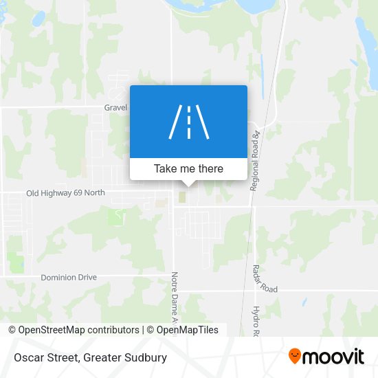 Oscar Street map