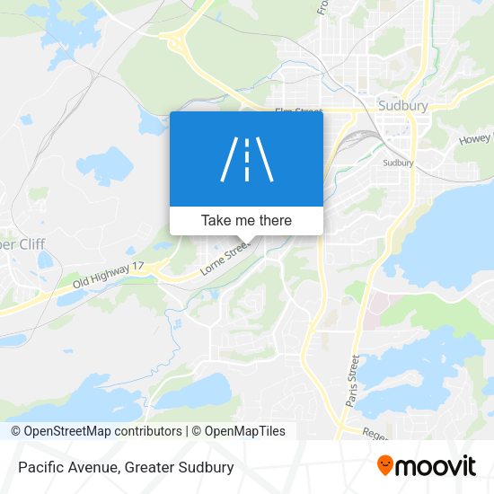Pacific Avenue map