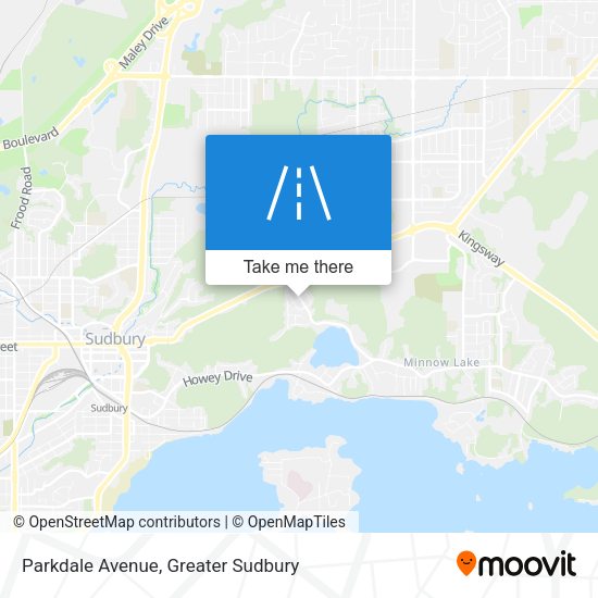 Parkdale Avenue map
