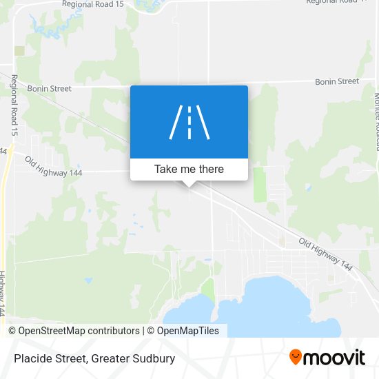 Placide Street map