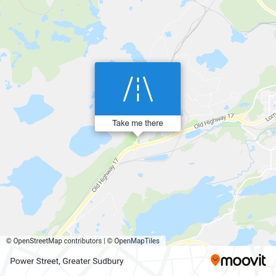 Power Street map