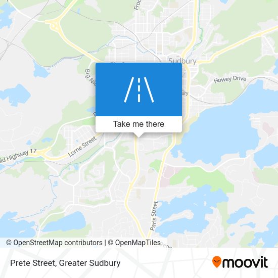 Prete Street map