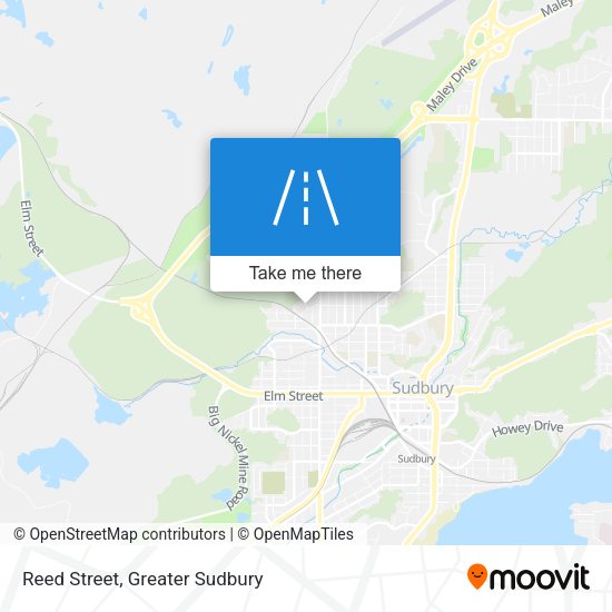 Reed Street map