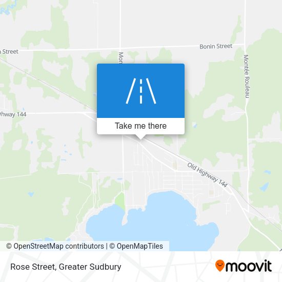 Rose Street map