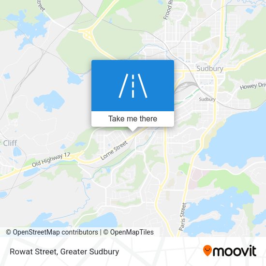 Rowat Street map