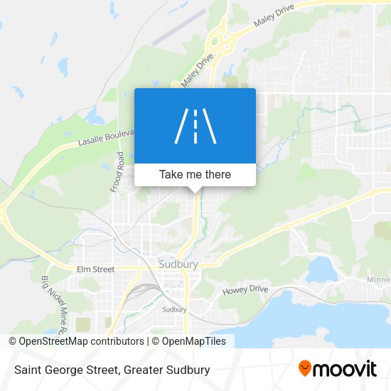 Saint George Street map