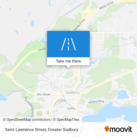 Saint Lawrence Street map
