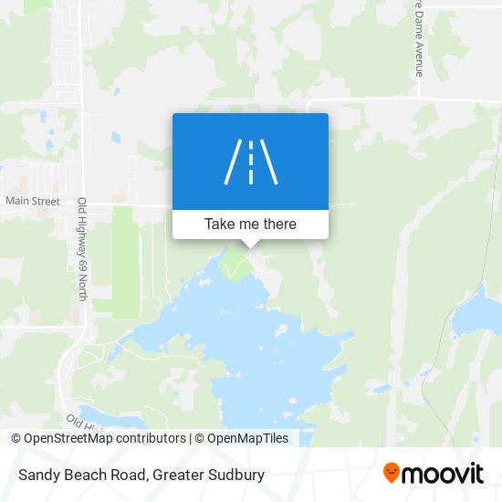 Sandy Beach Road plan