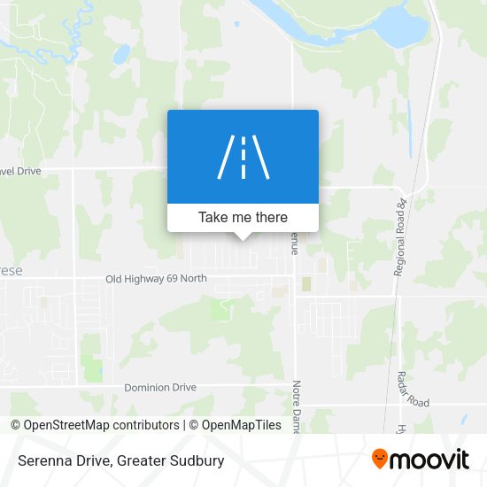 Serenna Drive map