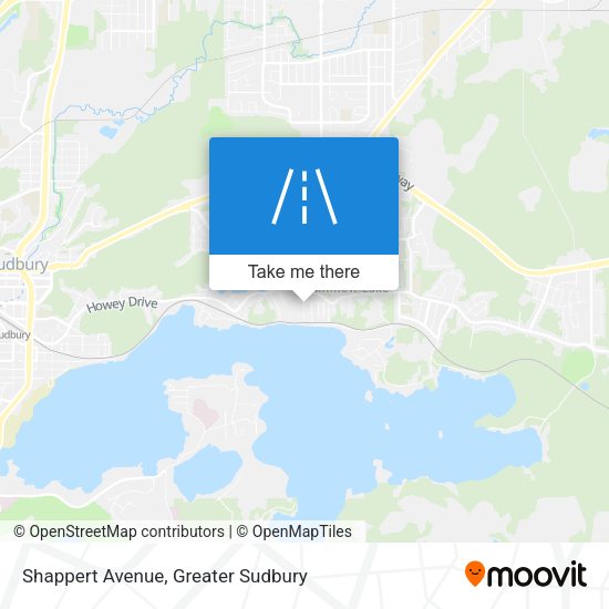 Shappert Avenue map
