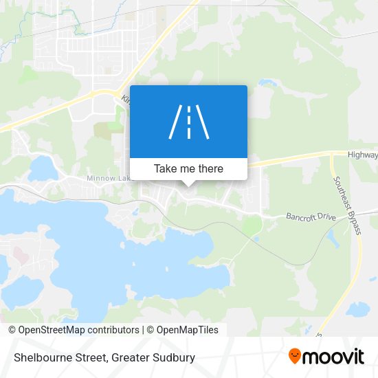 Shelbourne Street map