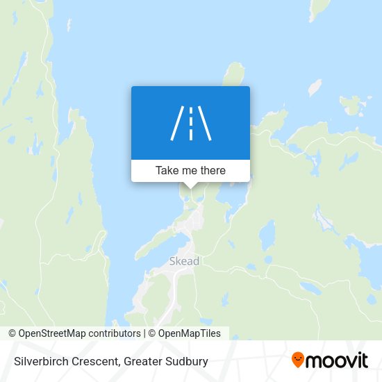 Silverbirch Crescent map
