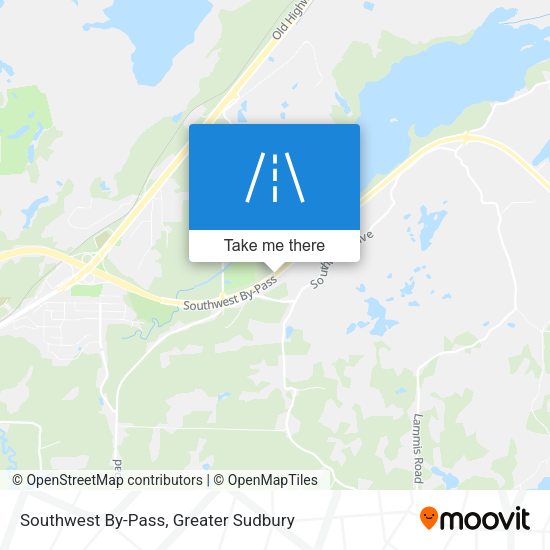 Southwest By-Pass map