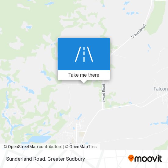 Sunderland Road map