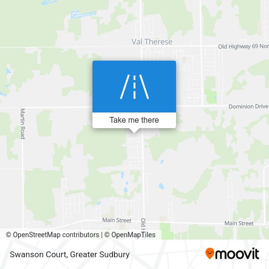 Swanson Court map